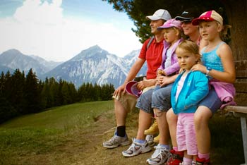 Familienwanderung in Tirol