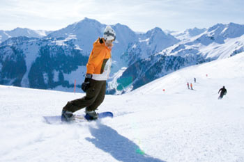 Snowboarden in Tirol